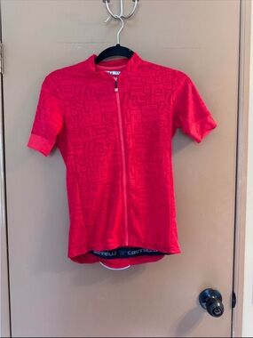 Castelli Women's Short Sleeve Cycling Jersey in Red